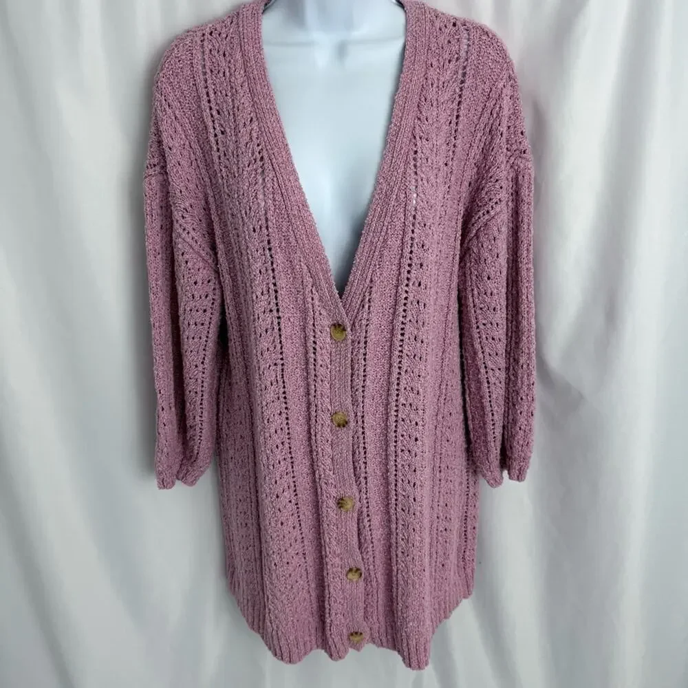 Lauren Conrad Knit Cardigan Size Large